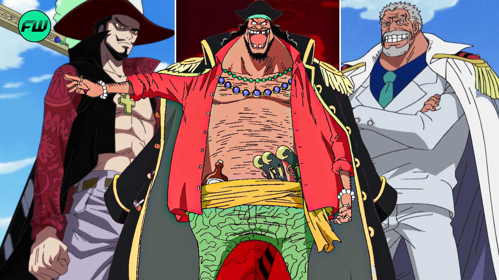 blackbeard, garp, mihawk’