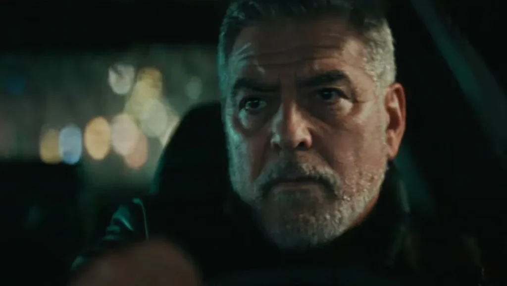 George Clooney in Wolfs (2024).