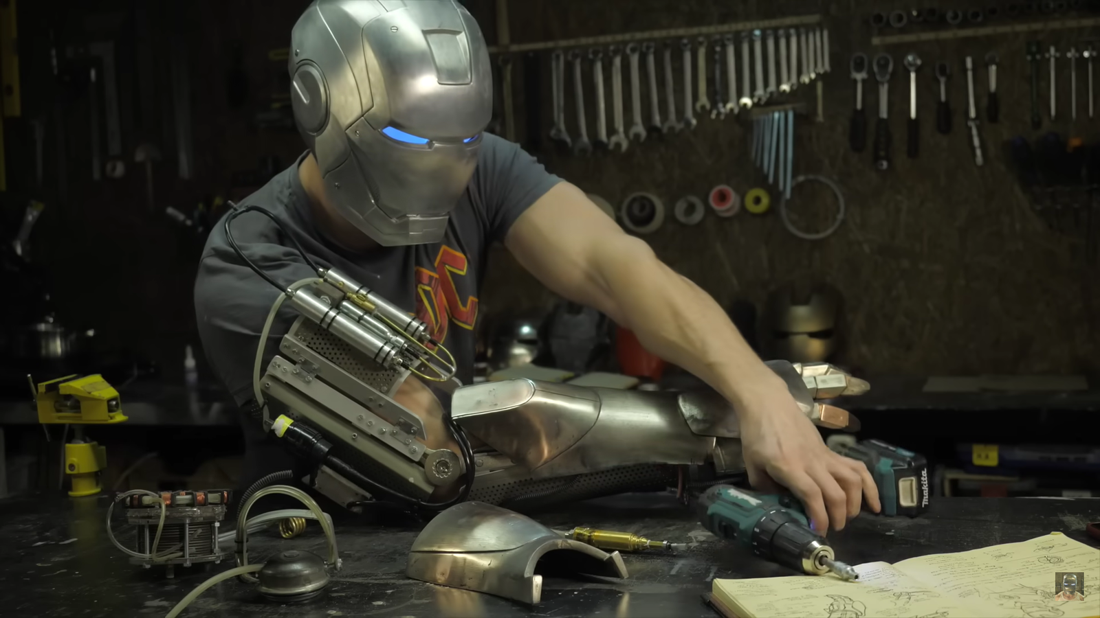 While MCU Fans Were Watching Robert Downey Jr, Russian Scientist Took 6 Years to Create an Actual Iron Man Suit With “World’s first personal hydrogen reactor”