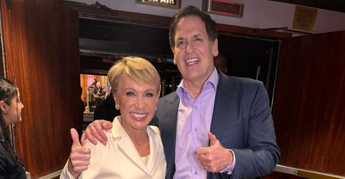 Barbara Cochran and Mark Cuban