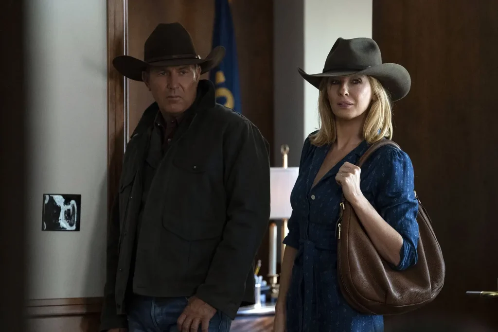 John and Beth in the series. | Credits: Yellowstone/Paramount Network.