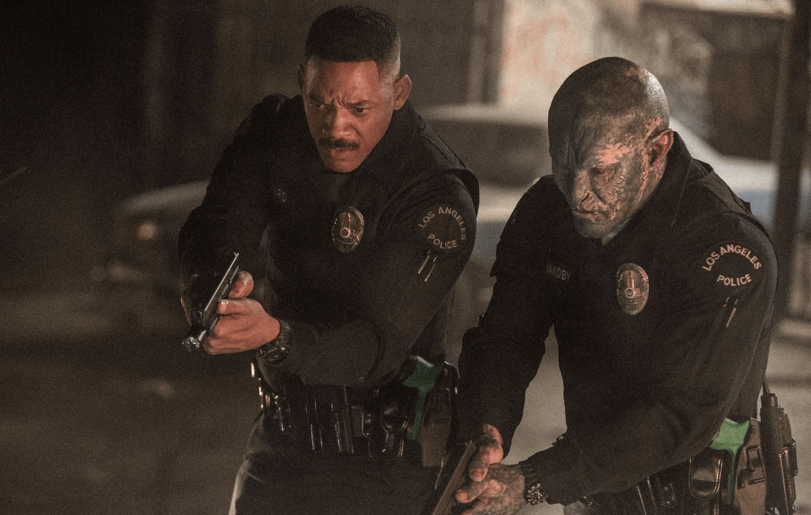 Will Smith and Joel Edgerton in Bright (Credits: Netflix)