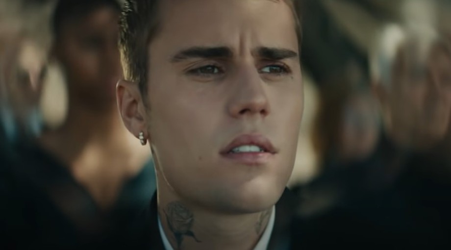 Justin Bieber in a still from Ghost |