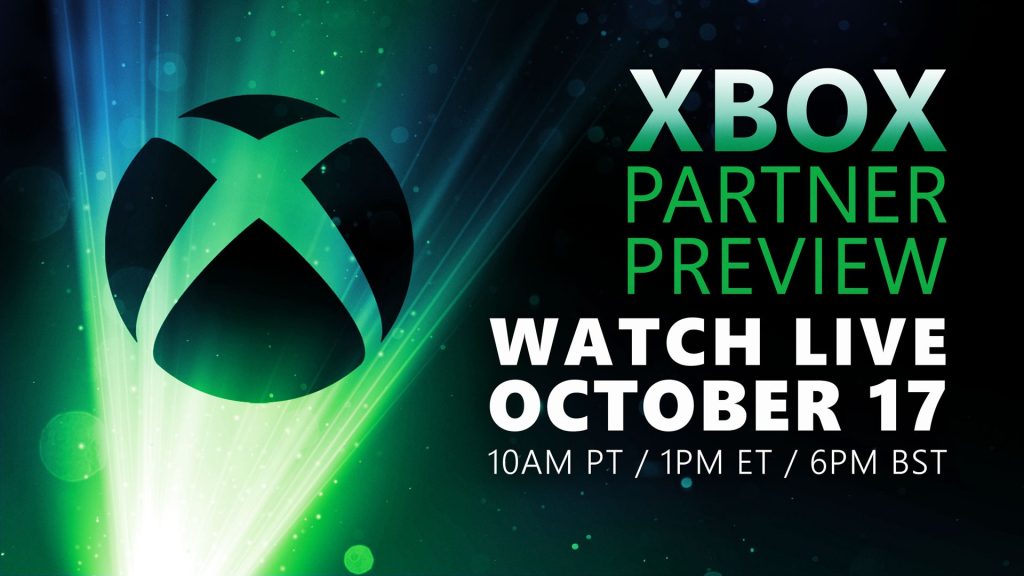 Promotional banner for Xbox's upcoming Partner Preview broadcast.