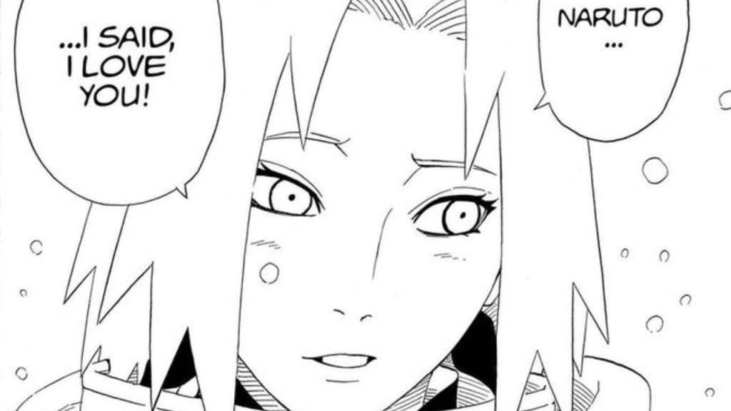 Sakura says I Love you To Naruto