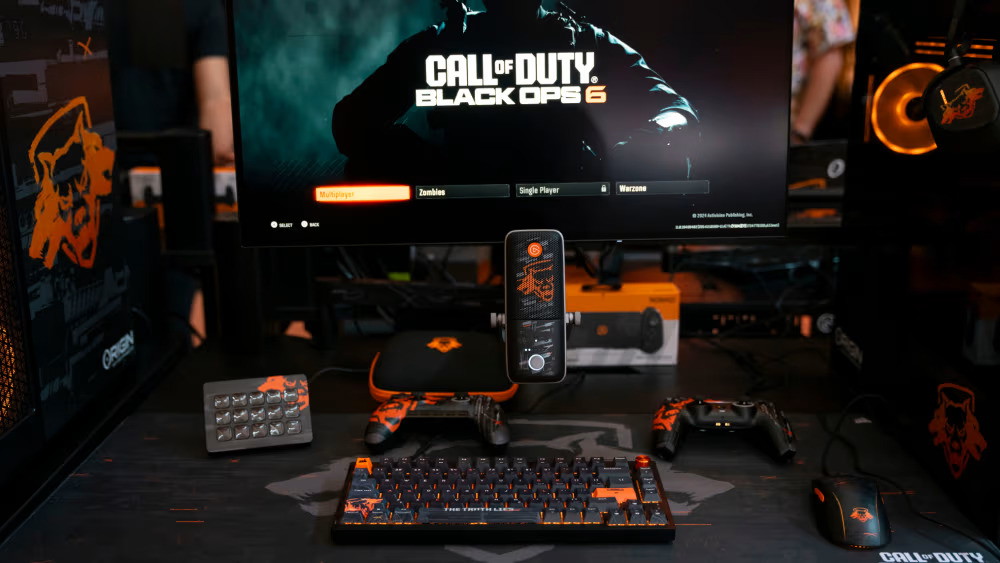 Corsair's Call of Duty Black Ops PC setup.