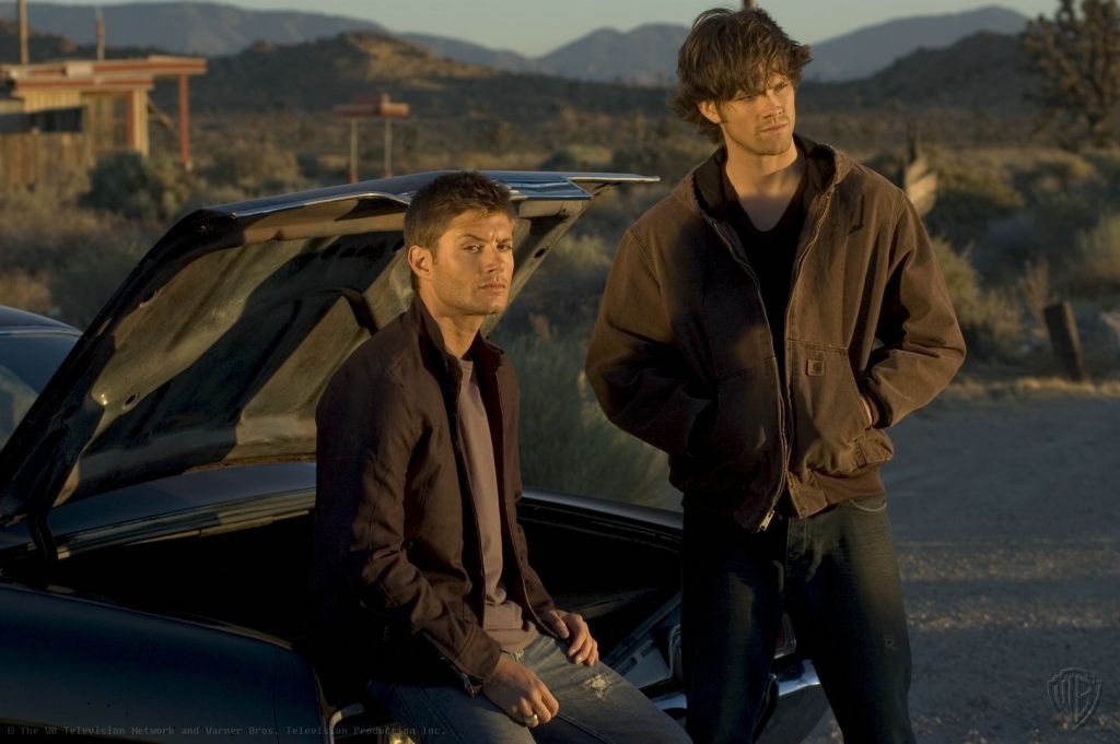 Supernatural stars Jensen Ackles (left) and Jared Padalecki.