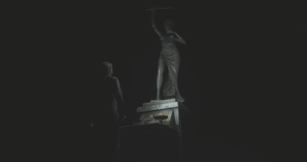 The scale in prison yard in Silent Hill 2.