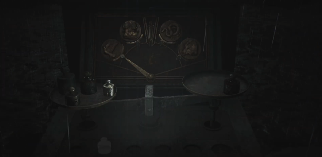 The last puzzle of the scale in Silent Hill 2. 