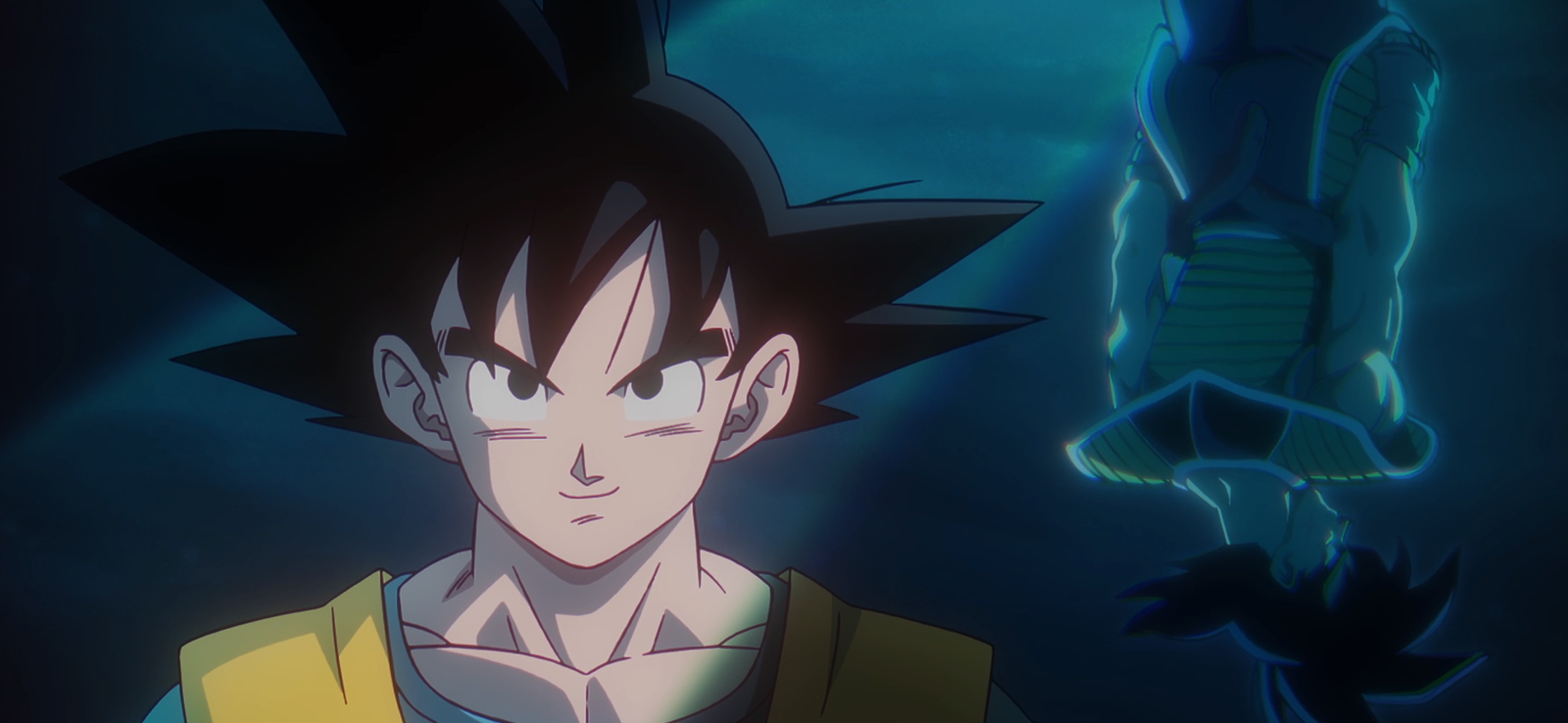 The picture is a still from Dragon Ball Daima and shows Goku