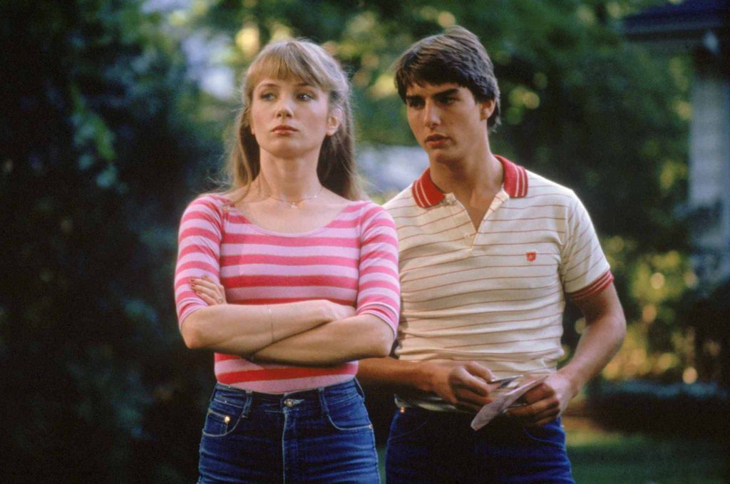 Rebecca De Mornay and Tom Cruise in Risky Business