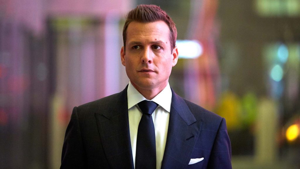 Gabriel Macht as Harvey Specter in Suits | Credits: USA Network