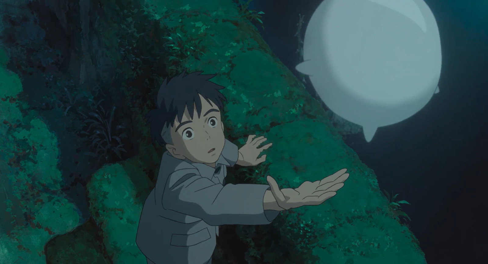 The picture is a still from the Boy and the Heron