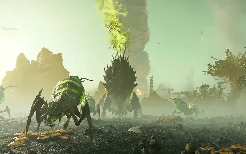 Terminid Structures WTH Helldivers 2: Next Terminid Unit Is Reportedly a Freaking Dragon