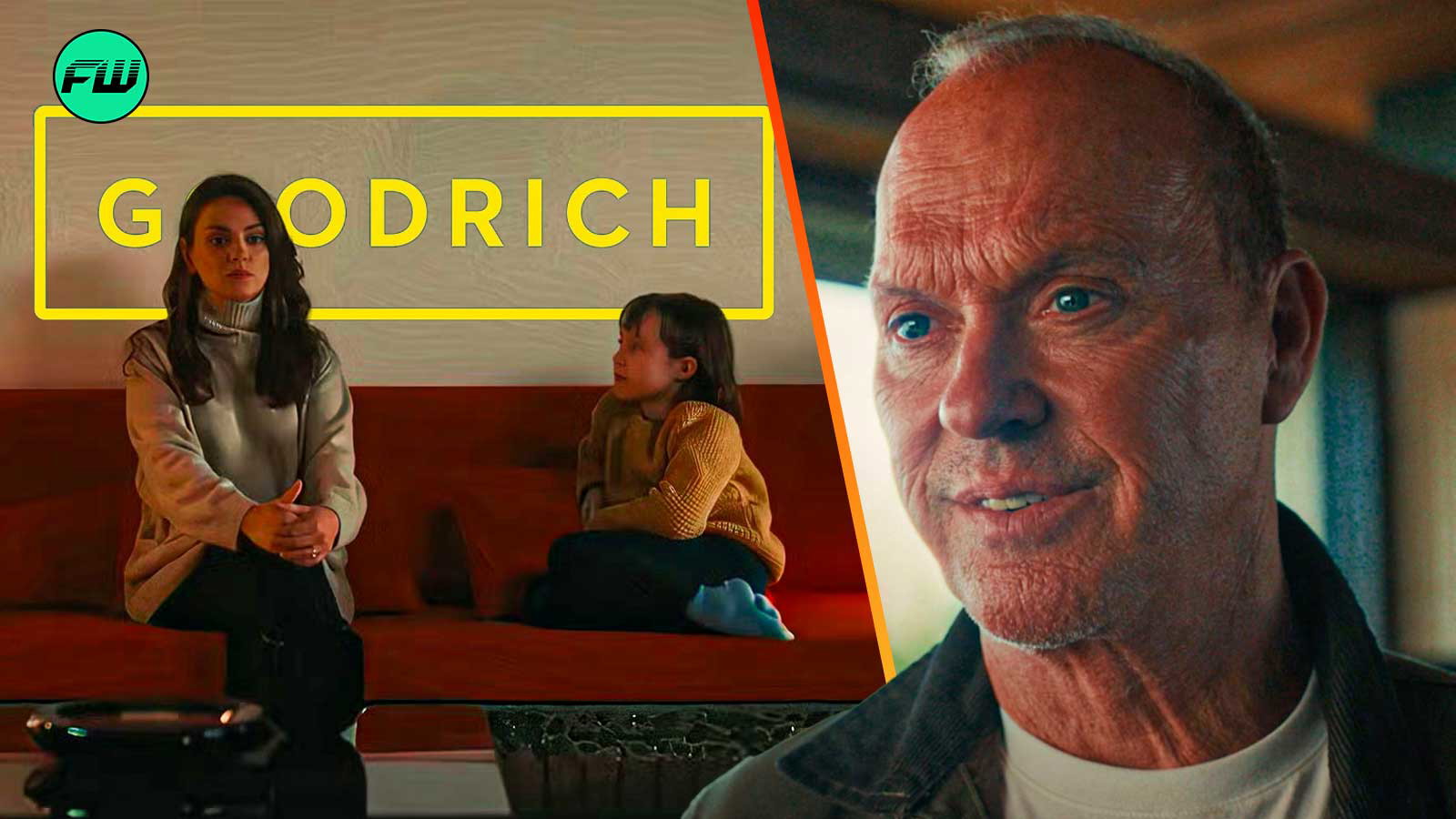 Mila Kunis and Michael Keaton in Goodrich