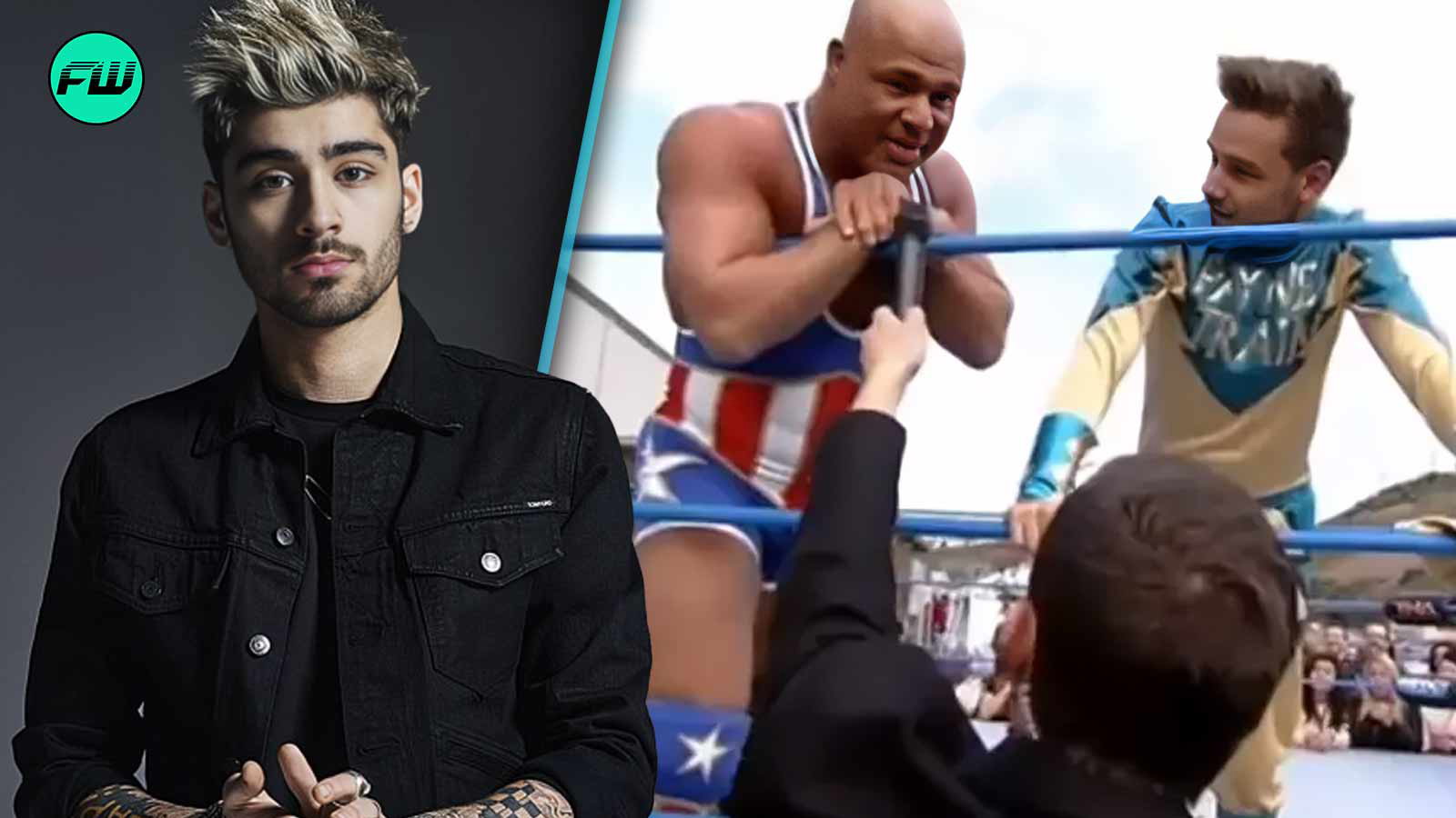 Zayn Malik is in Absolute Disbelief- In Case You Didn’t Know, Liam Payne Beat Olympic Gold Medalist and WWE Legend Kurt Angle in a Pro Wrestling Match