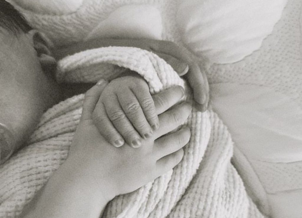 The Gustins welcomed their second child, Arthur | image: Instagram/@grantgust