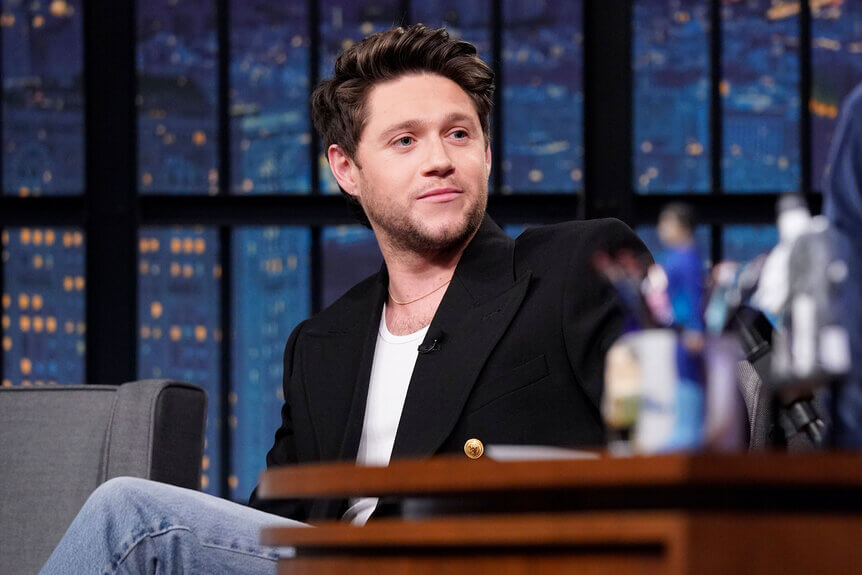 Niall Horan interviewed on Seth Meyer's show (Credits: Late Night with Seth Meyers)