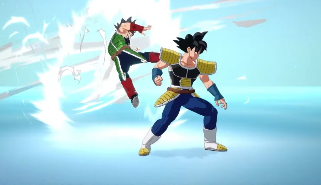 Bardock is seen attacking following a Z Burst Dash.