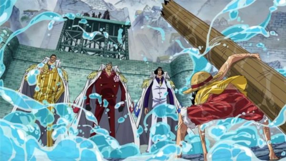 luffy vs three admirals 1 1