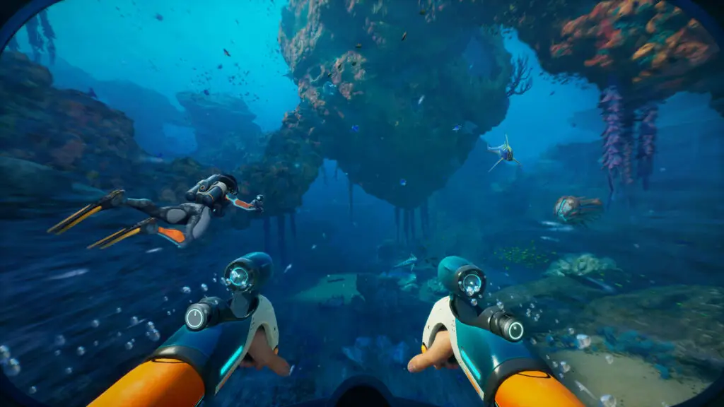 An in-game screenshot from Subnautica 2.