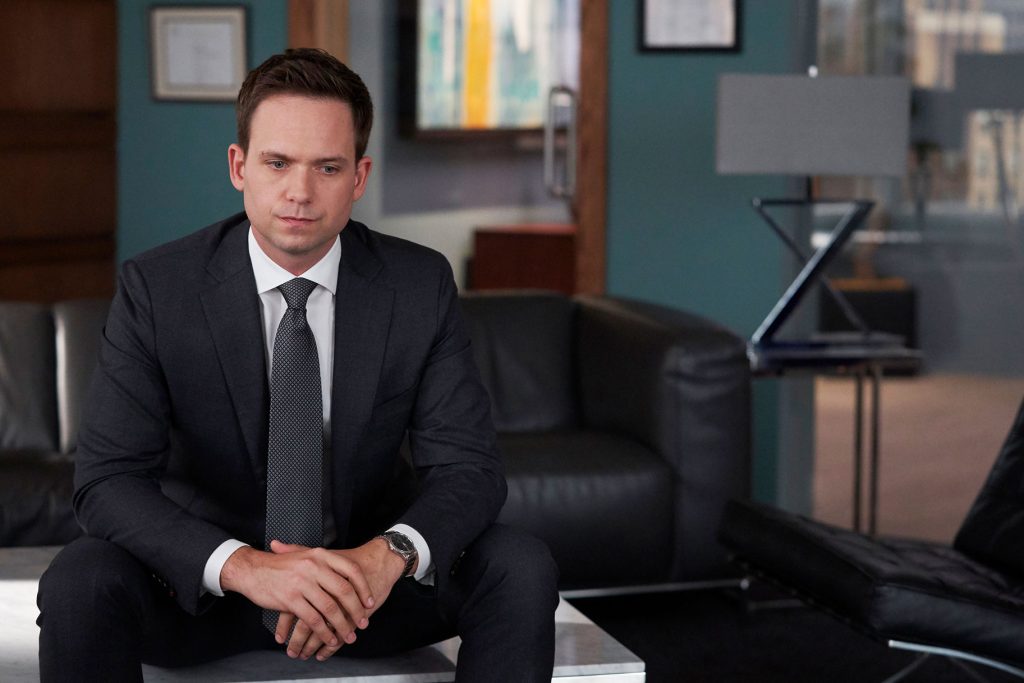 Patrick J. Adams in Suits. 