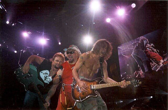 Van Halen with Sammy Hagar. | Credits: bella lago/CCA-by-SA-2.0/Wikimedia Commons.