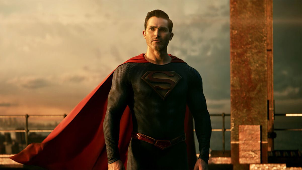 Superman Art Shows Henry Cavill, David Corenswet, Tyler Hoechlin, Christopher Reeve as Superman Watching Over the Earth