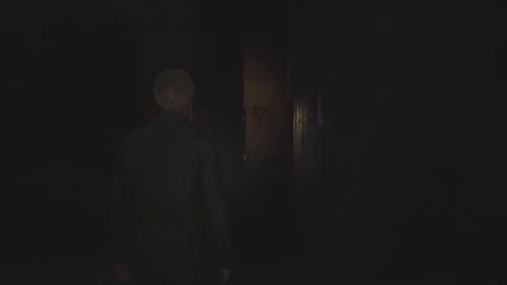 Silent Hill 2 Remake - One of the symbols in the wall to solve the cube puzzle.