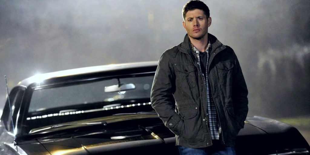 Jensen Ackles as Dean Winchester in Supernatural Impala 1