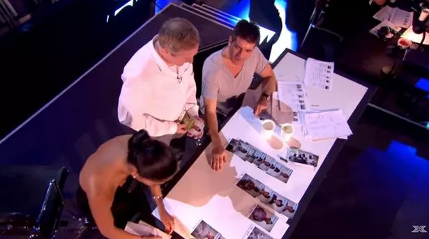 The X Factor judges creating One Direction