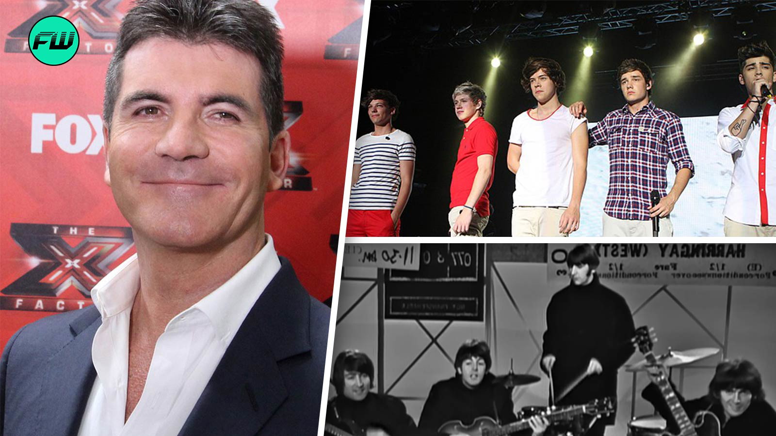 simon cowell-one direction-the beatles