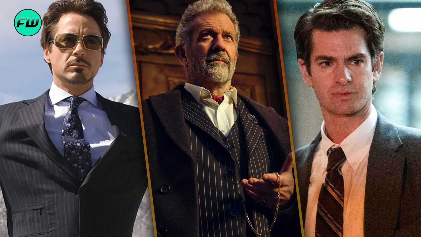 Andrew Garfield, Mel Gibson ,Robert Downey Jr