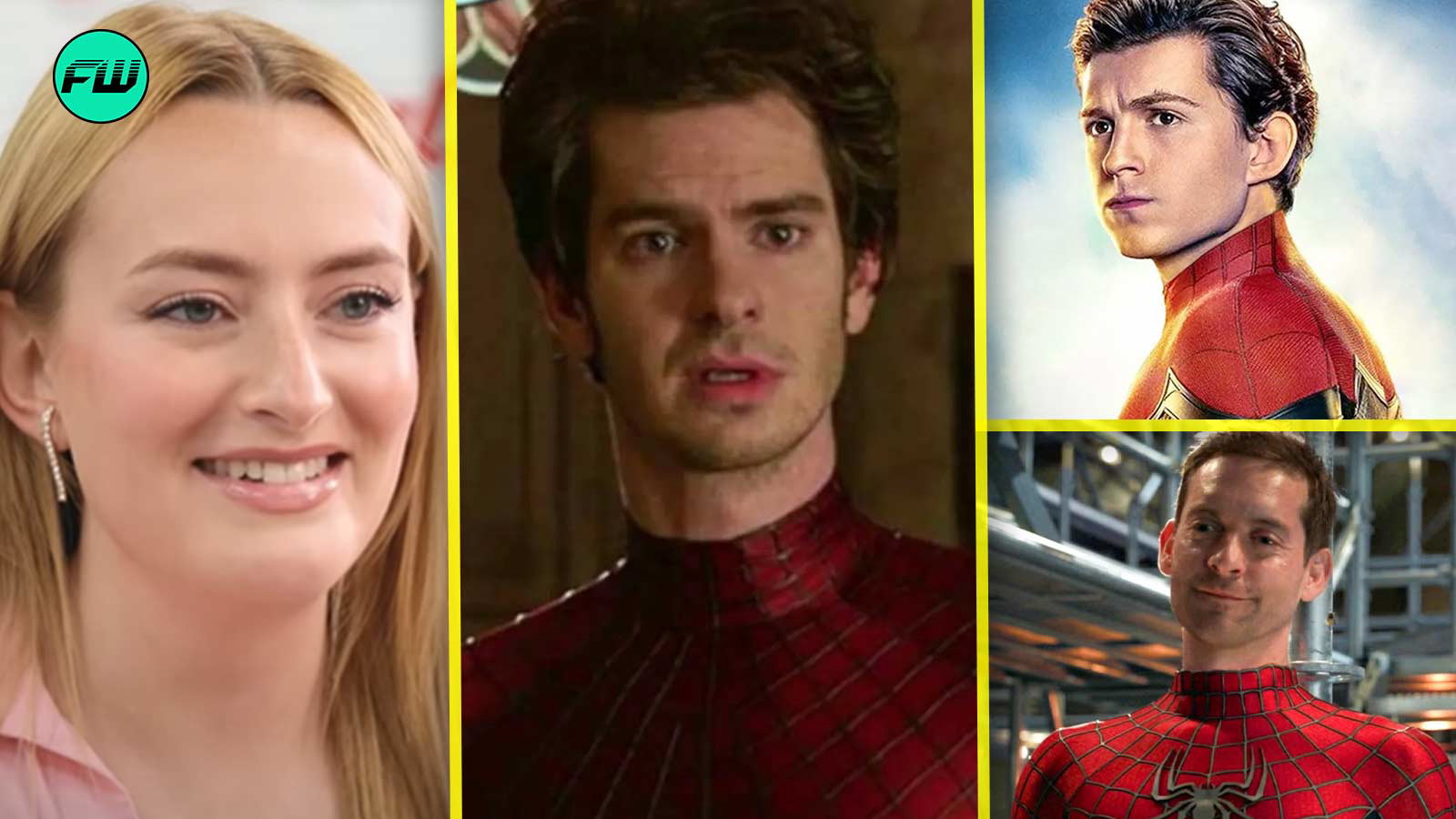 andrew garfield-amelia dimoldenberg-tom holland-tobey maguire