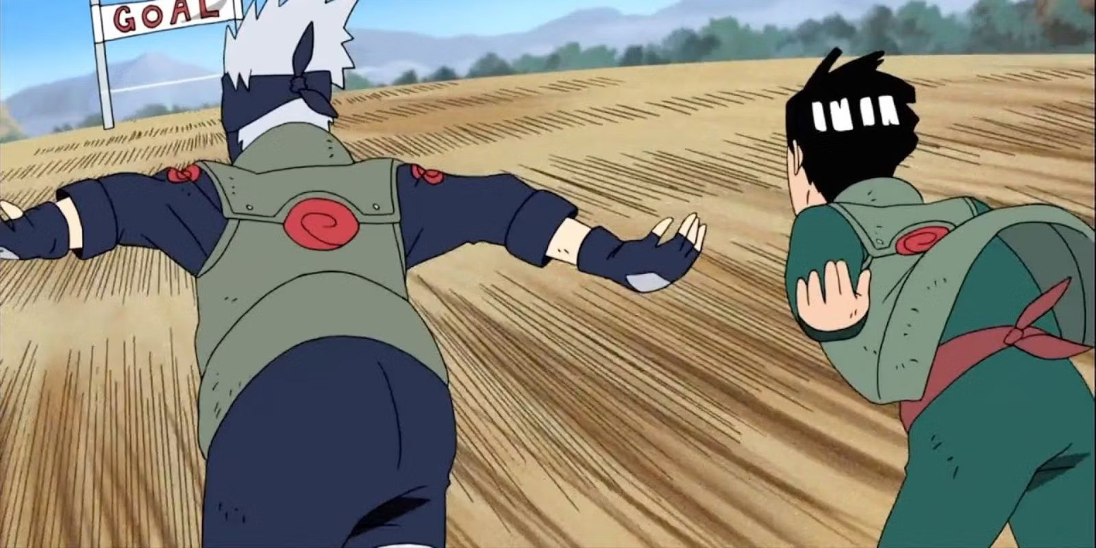 Other characters running like Naruto 