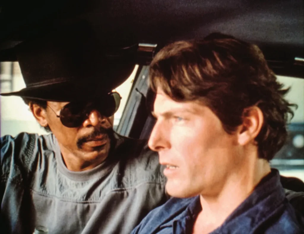 Morgan Freeman and Christopher Reeve