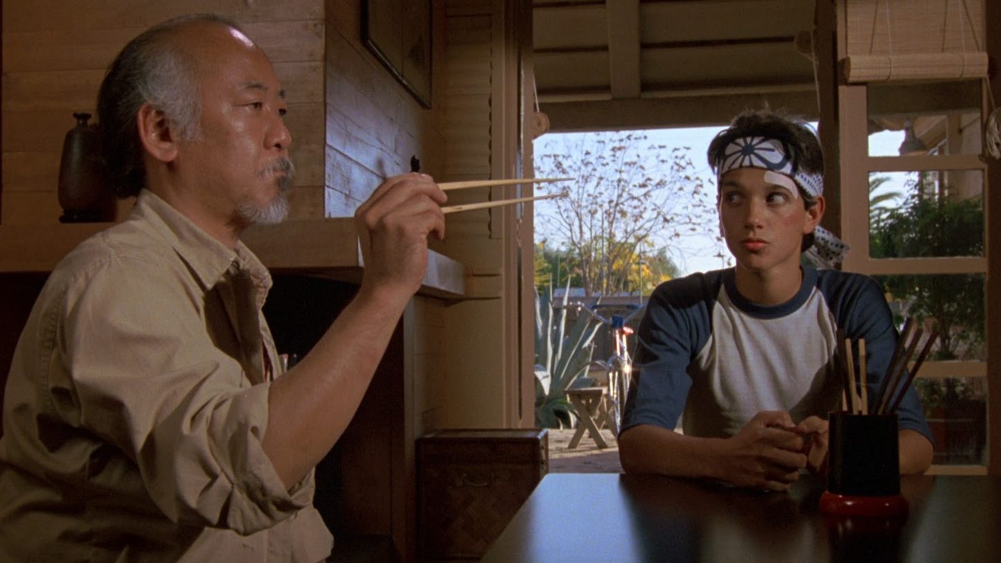 Ralph Macchio as Daniel LaRusso in The Karate Kid