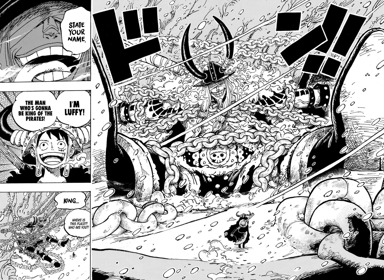 Loki's reveal in Chapter 1130 of One Piece.