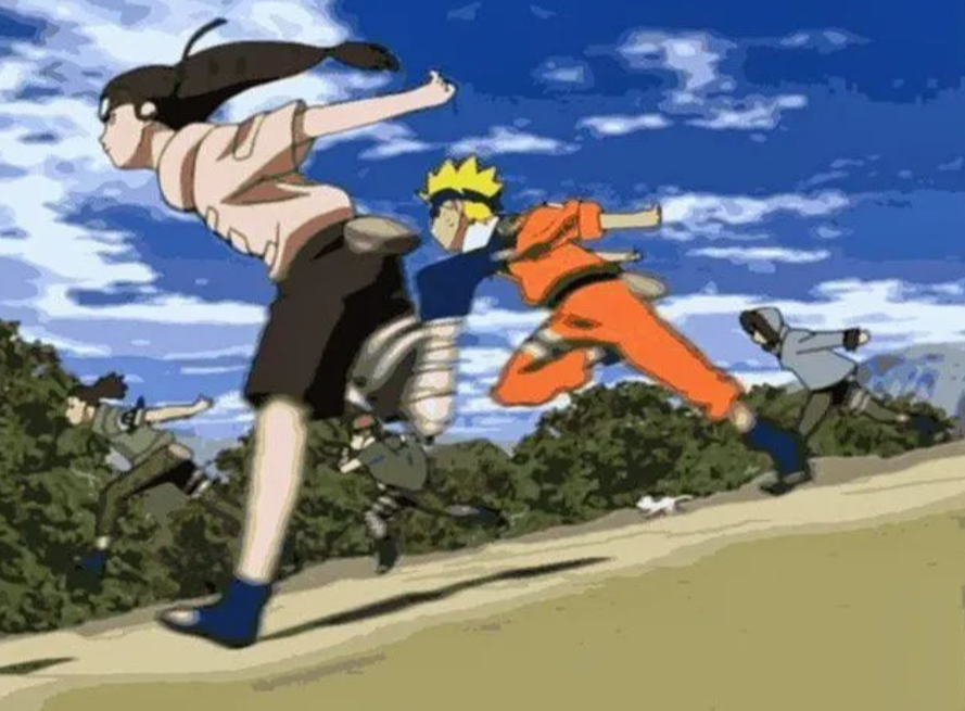 A still from Masashi Kishimoto's Naruto