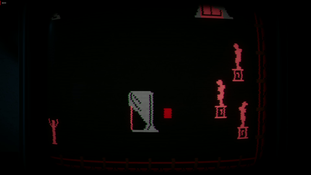 An in-game screenshot of Tormenture showing the player's sprite navigating through a red coloured area.