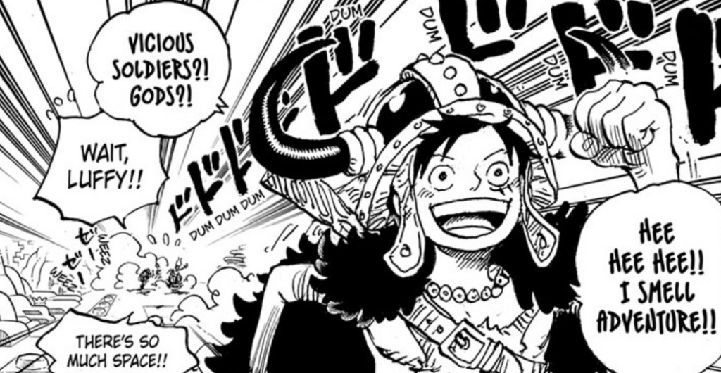 A panel from Eiichiro Oda's One Piece