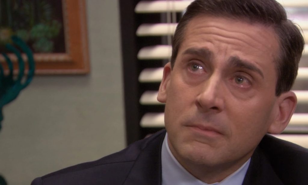 Steve Carell as Michael Scott in The Office