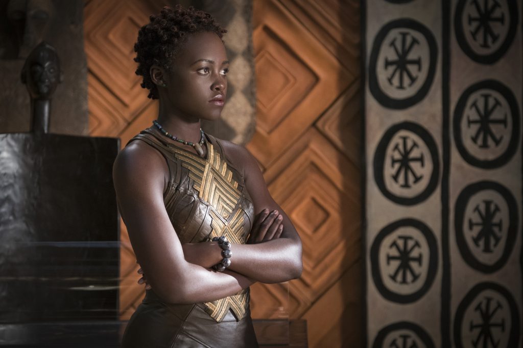 Lupita Nyong'o in Black Panther.