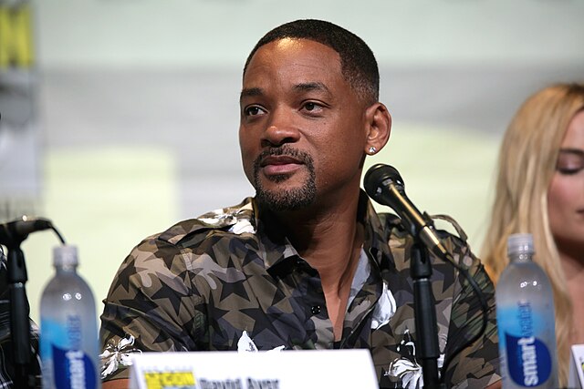 Will Smith speaking at the 2016 San Diego Comic Con International