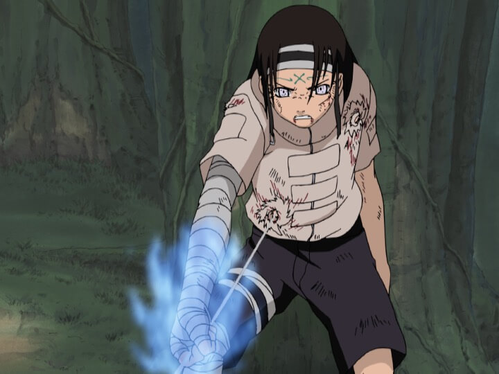 neji hyuga fight