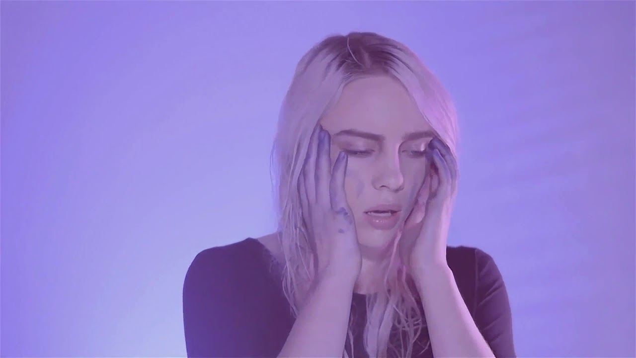 Billie Eilish in Ocean Eyes MV. 