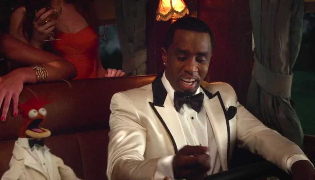 Sean Diddy Combs in a still from Muppets Most Wanted | Credits: Disney