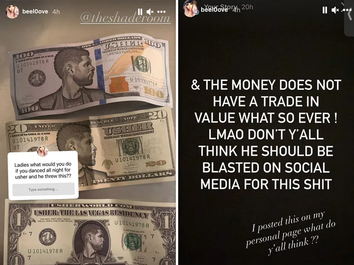 “Take your cheap a** back home!”: Usher Allegedly Used Counterfeit ‘Ush Bucks’ Currency to Pay Off Las Vegas Dancer