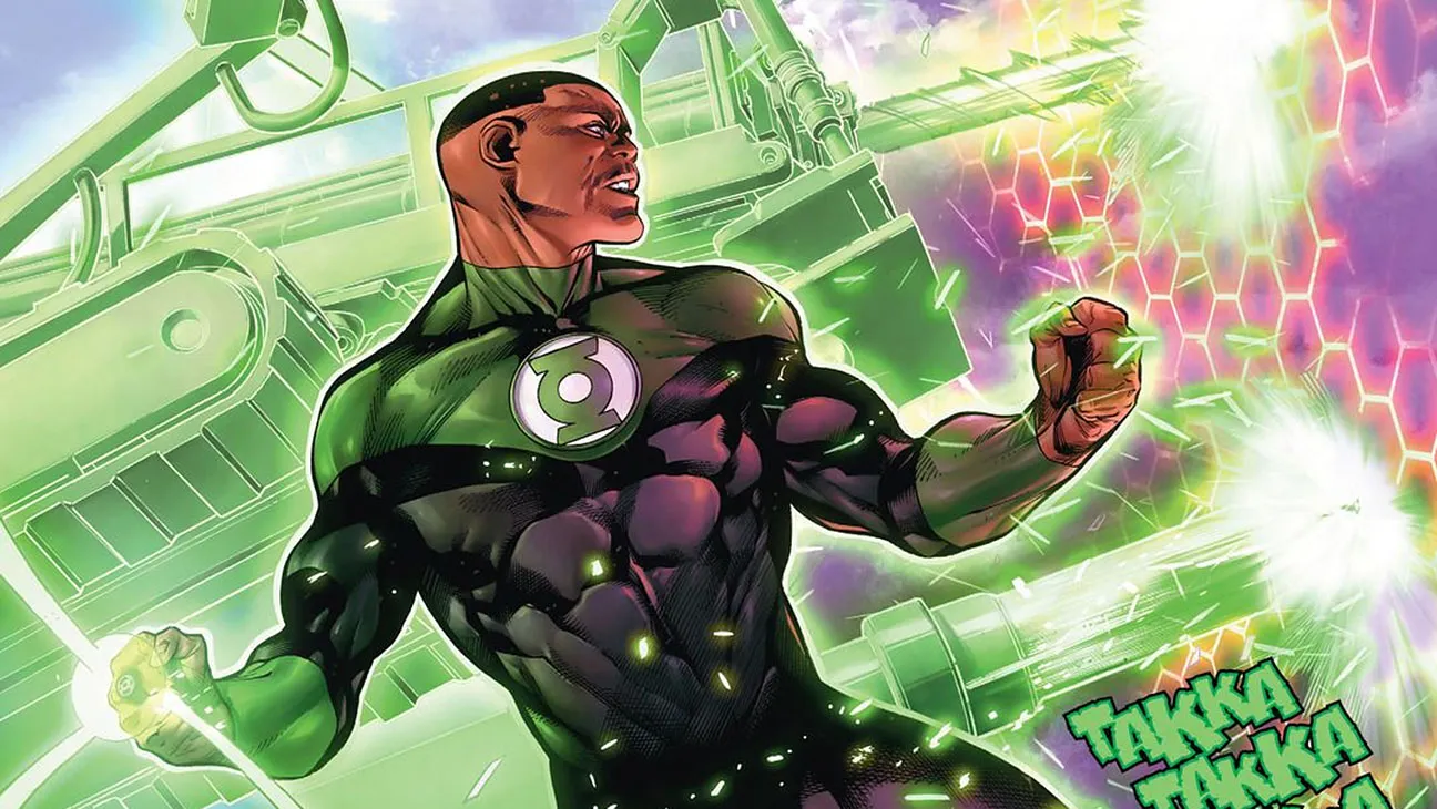 Green Lantern John Stewart in Comics. 