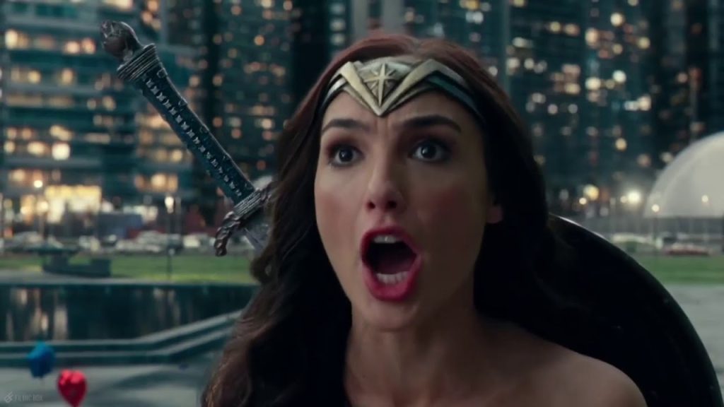 Gal Godot in Justice League.